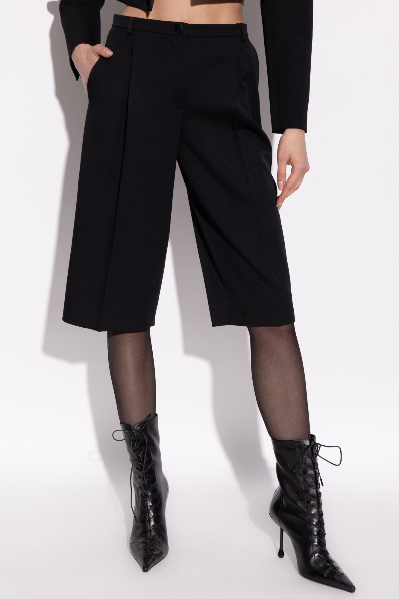 Black Wool bermuda shorts Dolce & Gabbana - Vitkac GB